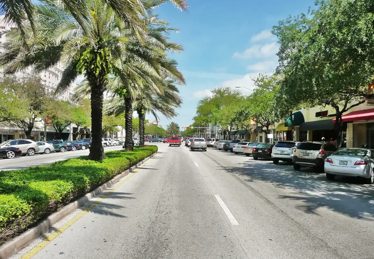 Miracle Mile, la rue commerçante de Coral Gables